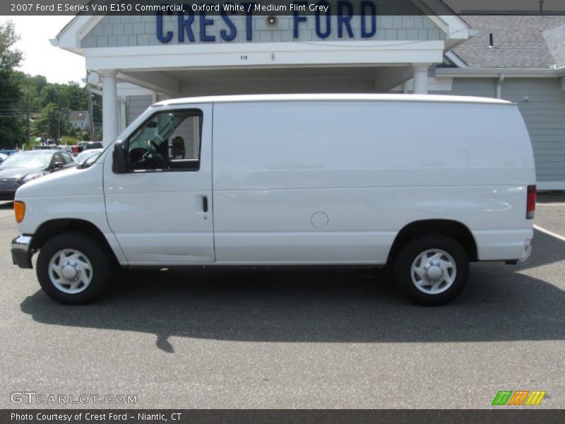 Oxford White / Medium Flint Grey 2007 Ford E Series Van E150 Commercial