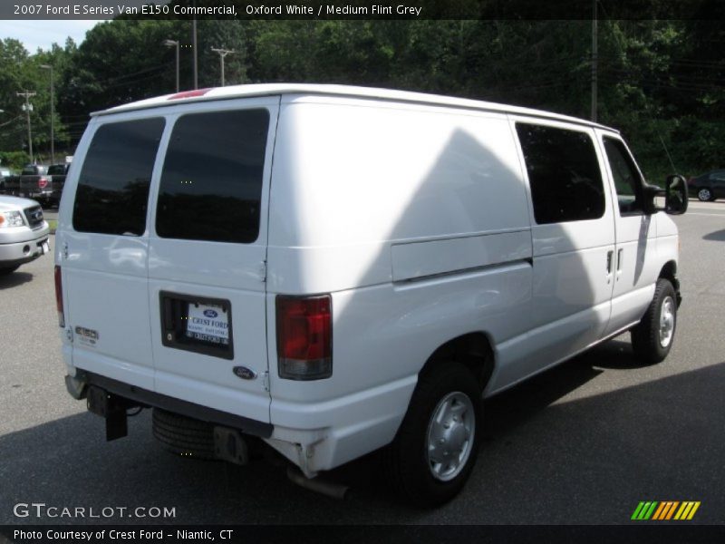 Oxford White / Medium Flint Grey 2007 Ford E Series Van E150 Commercial