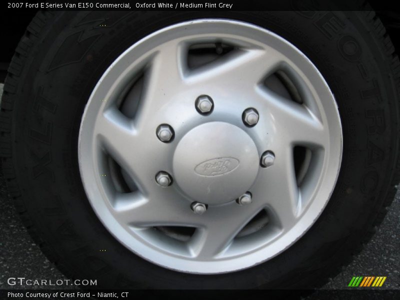 Oxford White / Medium Flint Grey 2007 Ford E Series Van E150 Commercial