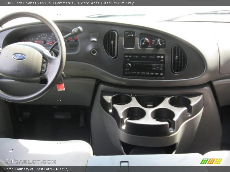 Oxford White / Medium Flint Grey 2007 Ford E Series Van E150 Commercial