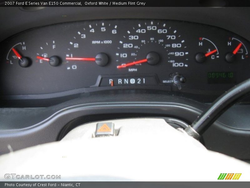 Oxford White / Medium Flint Grey 2007 Ford E Series Van E150 Commercial