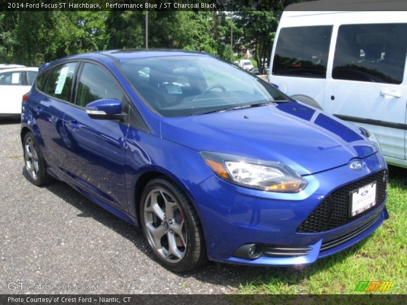 Performance Blue / ST Charcoal Black 2014 Ford Focus ST Hatchback