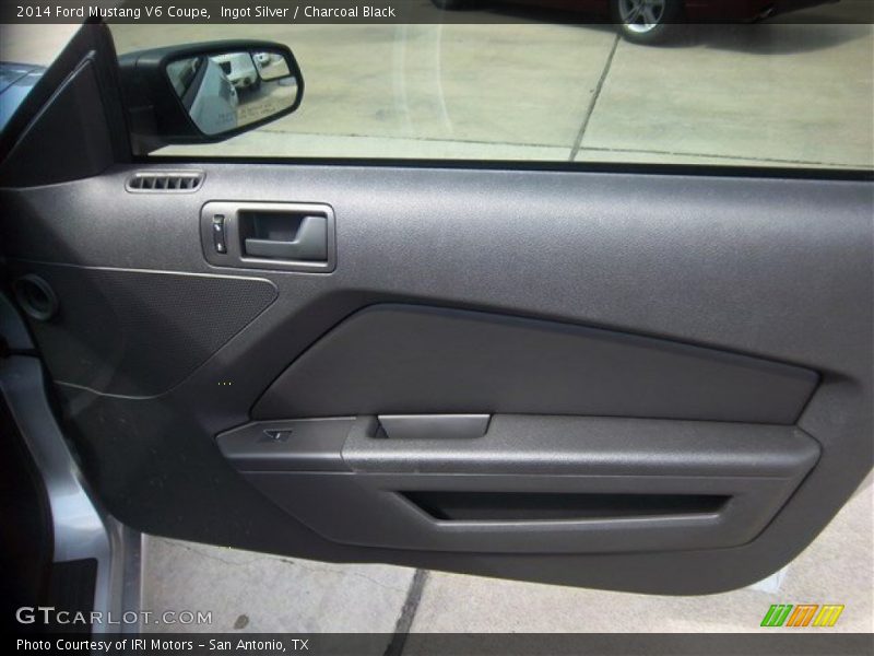 Ingot Silver / Charcoal Black 2014 Ford Mustang V6 Coupe