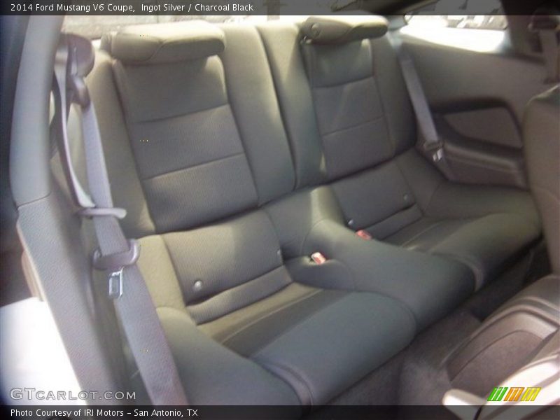 Ingot Silver / Charcoal Black 2014 Ford Mustang V6 Coupe