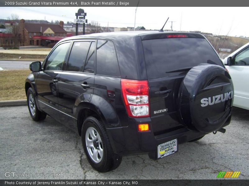 Black Pearl Metallic / Beige 2009 Suzuki Grand Vitara Premium 4x4