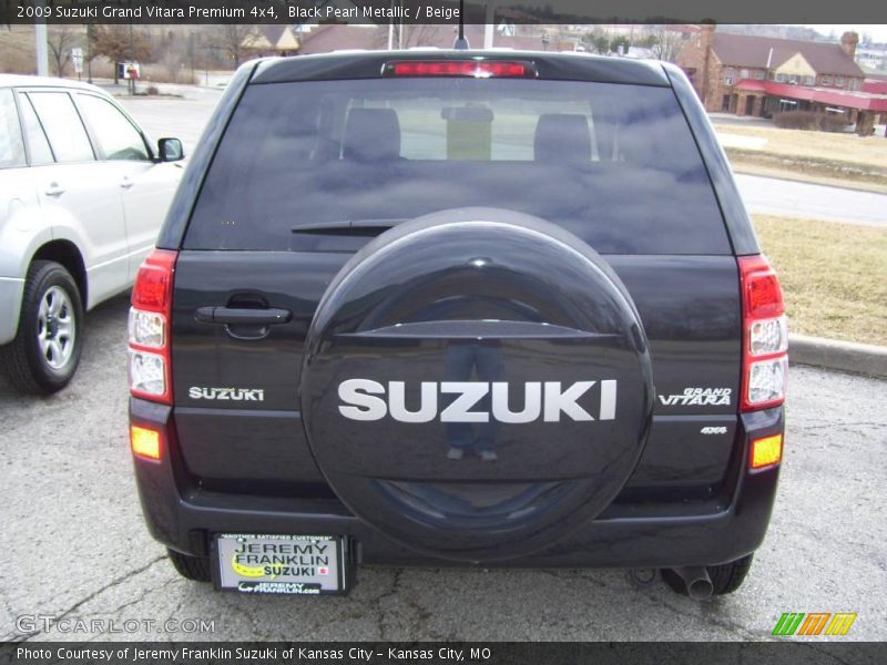 Black Pearl Metallic / Beige 2009 Suzuki Grand Vitara Premium 4x4