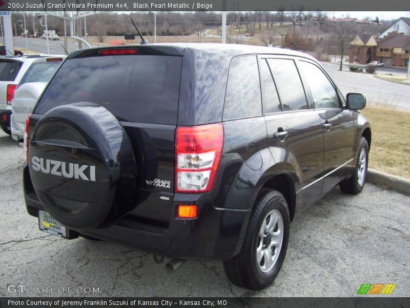 Black Pearl Metallic / Beige 2009 Suzuki Grand Vitara Premium 4x4