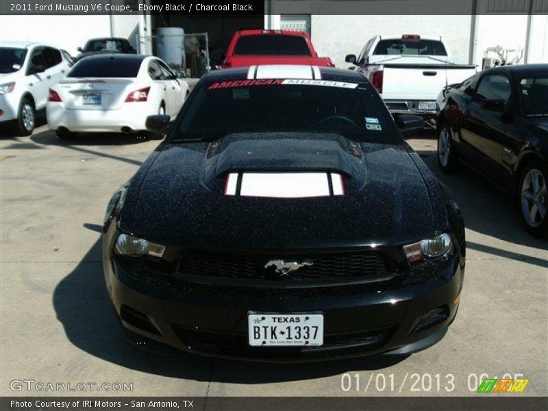 Ebony Black / Charcoal Black 2011 Ford Mustang V6 Coupe