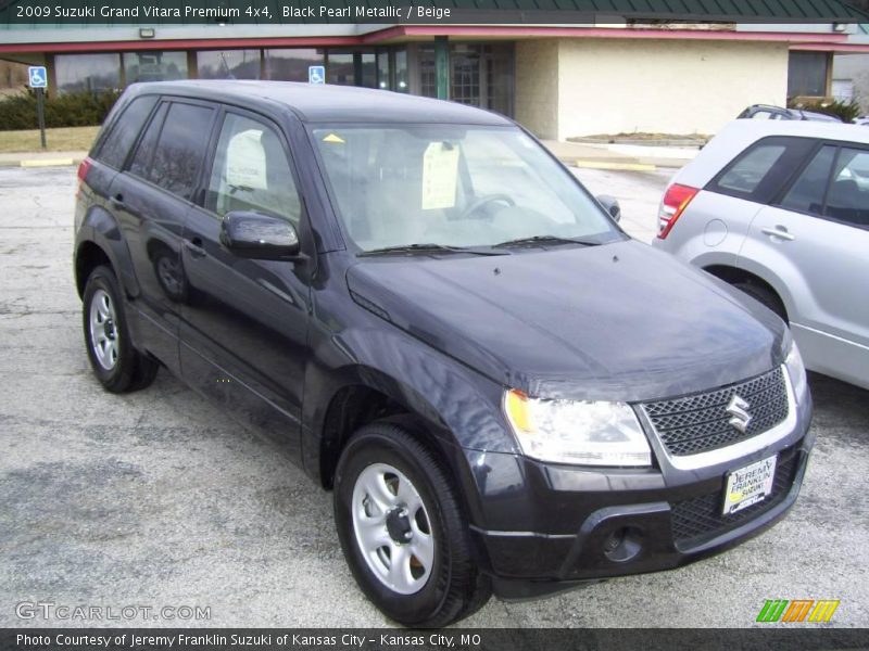 Black Pearl Metallic / Beige 2009 Suzuki Grand Vitara Premium 4x4