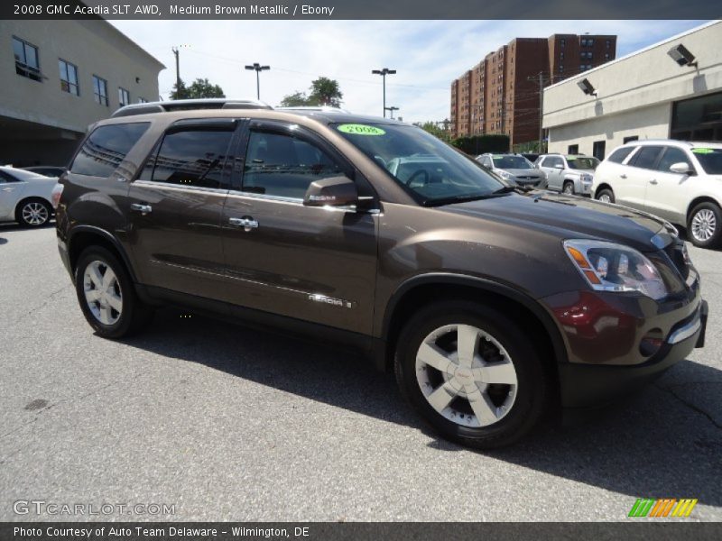 Medium Brown Metallic / Ebony 2008 GMC Acadia SLT AWD