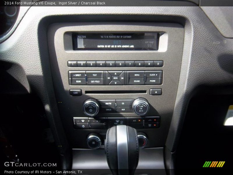 Ingot Silver / Charcoal Black 2014 Ford Mustang V6 Coupe