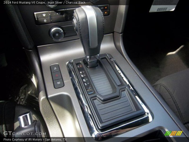 Ingot Silver / Charcoal Black 2014 Ford Mustang V6 Coupe