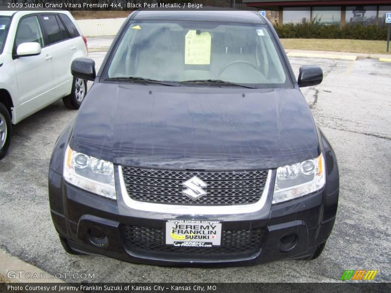 Black Pearl Metallic / Beige 2009 Suzuki Grand Vitara Premium 4x4