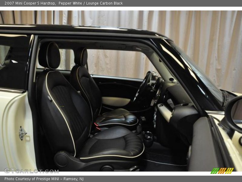 Pepper White / Lounge Carbon Black 2007 Mini Cooper S Hardtop