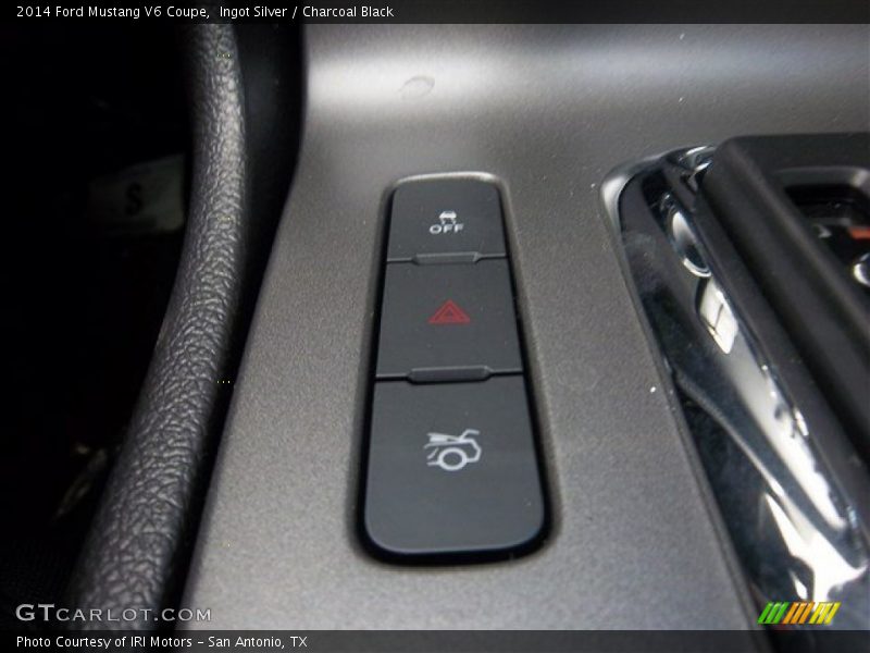 Ingot Silver / Charcoal Black 2014 Ford Mustang V6 Coupe