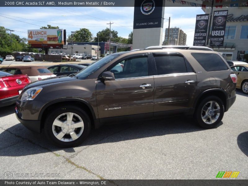 Medium Brown Metallic / Ebony 2008 GMC Acadia SLT AWD