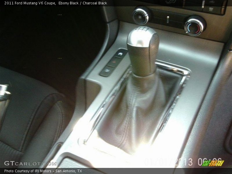 Ebony Black / Charcoal Black 2011 Ford Mustang V6 Coupe