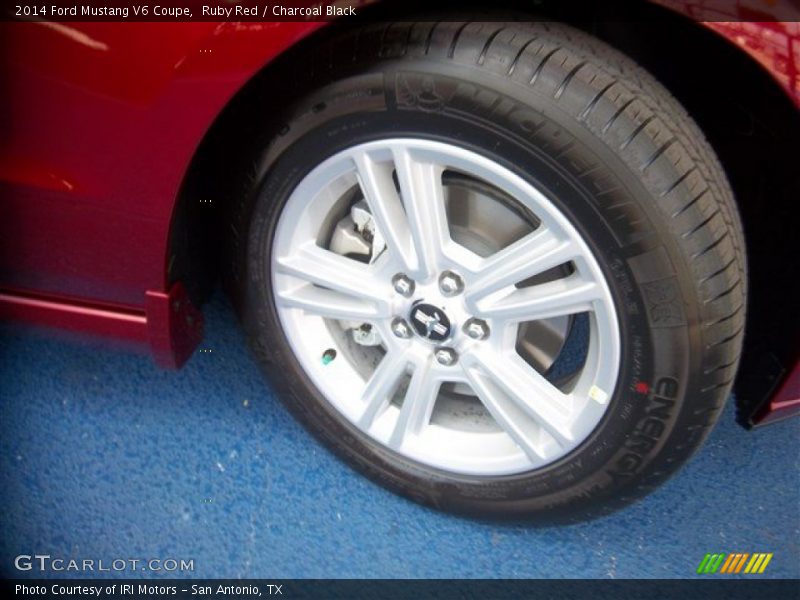 Ruby Red / Charcoal Black 2014 Ford Mustang V6 Coupe