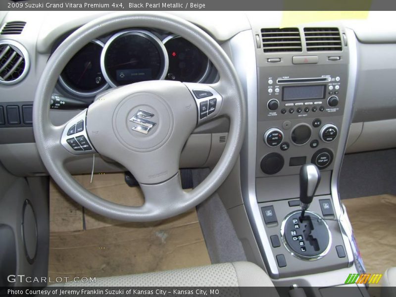 Black Pearl Metallic / Beige 2009 Suzuki Grand Vitara Premium 4x4