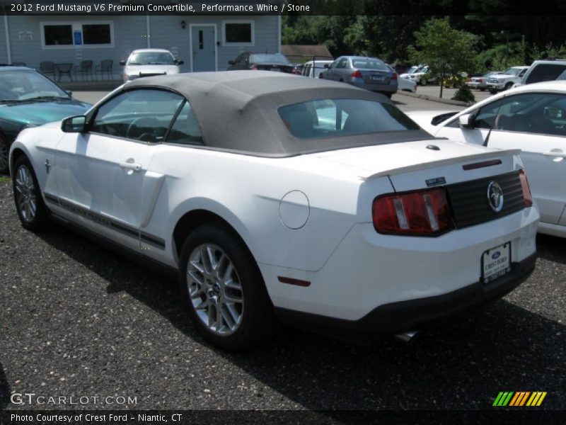 Performance White / Stone 2012 Ford Mustang V6 Premium Convertible