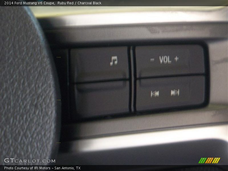 Ruby Red / Charcoal Black 2014 Ford Mustang V6 Coupe