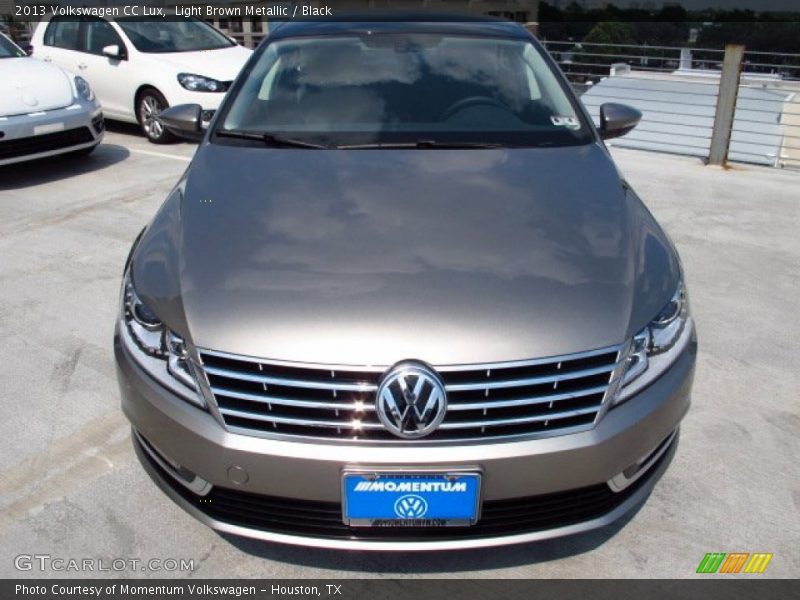 Light Brown Metallic / Black 2013 Volkswagen CC Lux