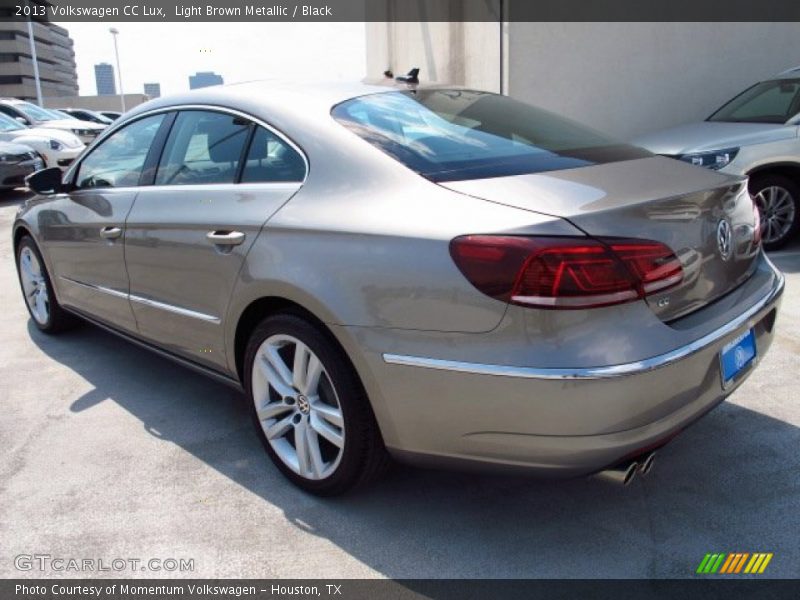 Light Brown Metallic / Black 2013 Volkswagen CC Lux