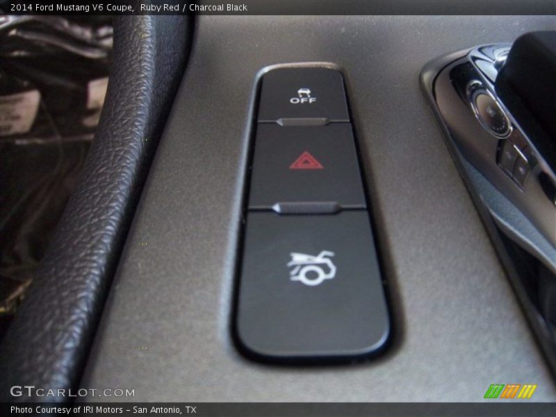Ruby Red / Charcoal Black 2014 Ford Mustang V6 Coupe