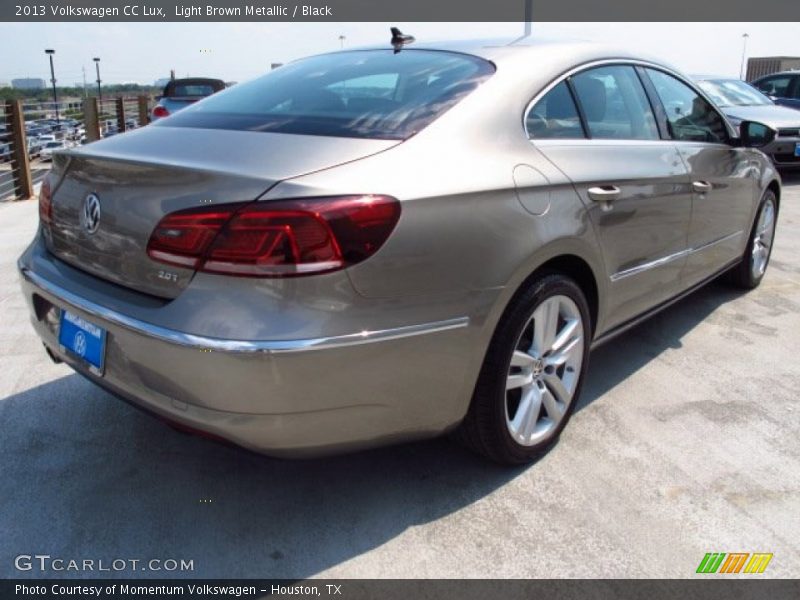 Light Brown Metallic / Black 2013 Volkswagen CC Lux