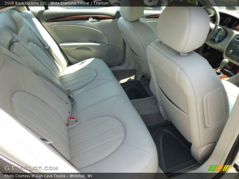 White Diamond Tricoat / Titanium 2008 Buick Lucerne CXS