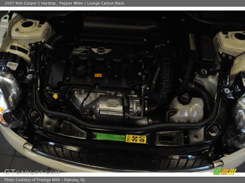 Pepper White / Lounge Carbon Black 2007 Mini Cooper S Hardtop