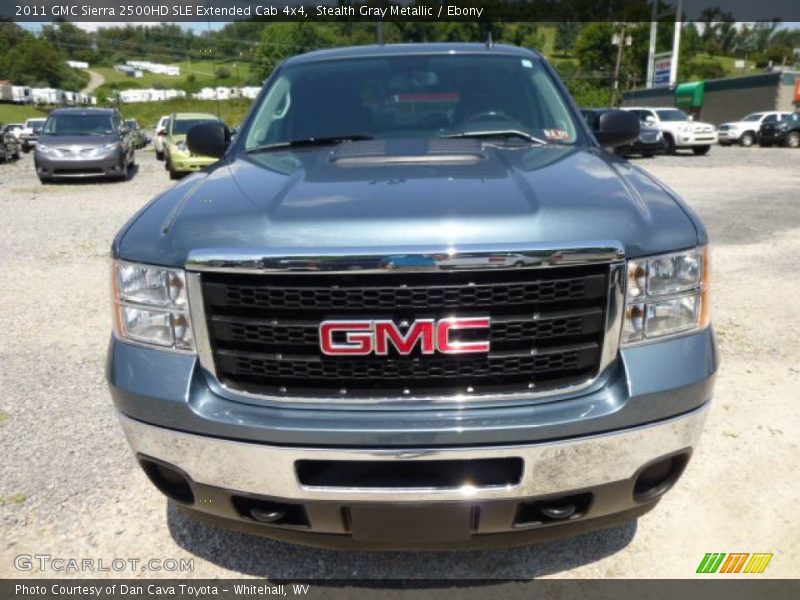 Stealth Gray Metallic / Ebony 2011 GMC Sierra 2500HD SLE Extended Cab 4x4
