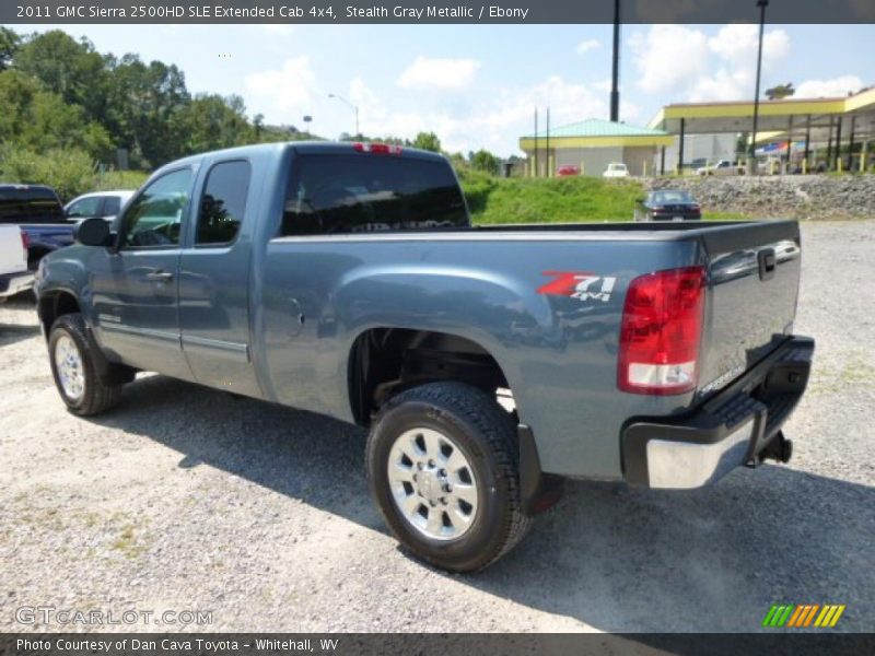 Stealth Gray Metallic / Ebony 2011 GMC Sierra 2500HD SLE Extended Cab 4x4