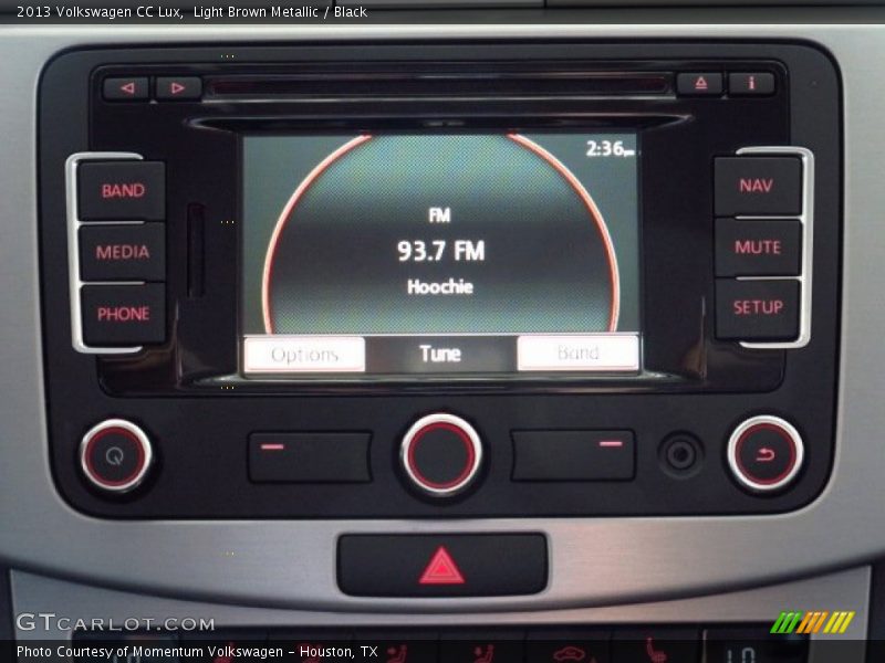 Light Brown Metallic / Black 2013 Volkswagen CC Lux