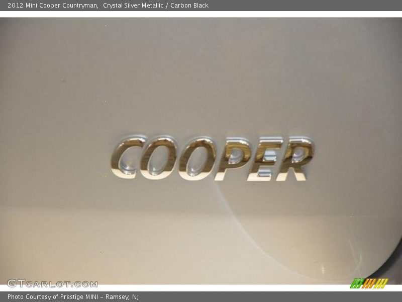 Crystal Silver Metallic / Carbon Black 2012 Mini Cooper Countryman