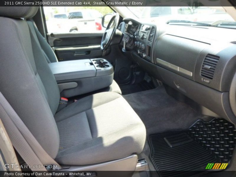 Stealth Gray Metallic / Ebony 2011 GMC Sierra 2500HD SLE Extended Cab 4x4