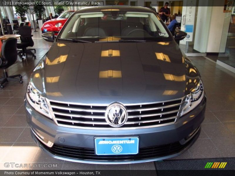 Island Gray Metallic / Black 2013 Volkswagen CC Sport