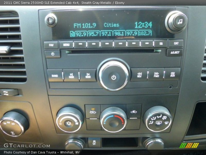 Stealth Gray Metallic / Ebony 2011 GMC Sierra 2500HD SLE Extended Cab 4x4