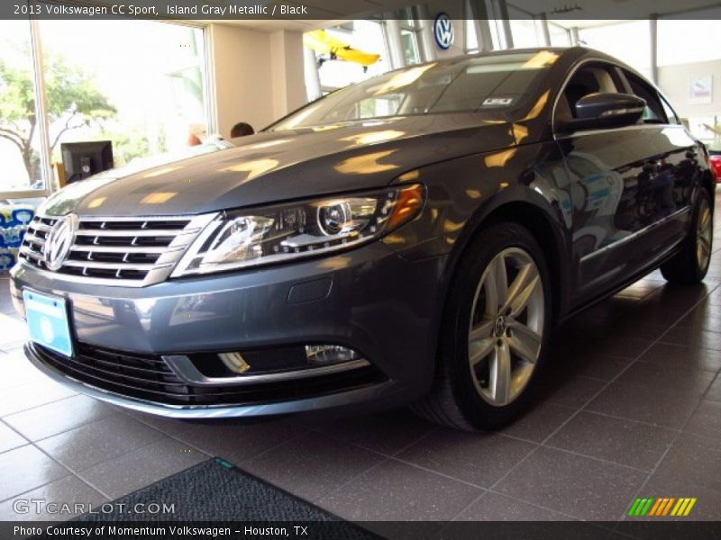 Island Gray Metallic / Black 2013 Volkswagen CC Sport