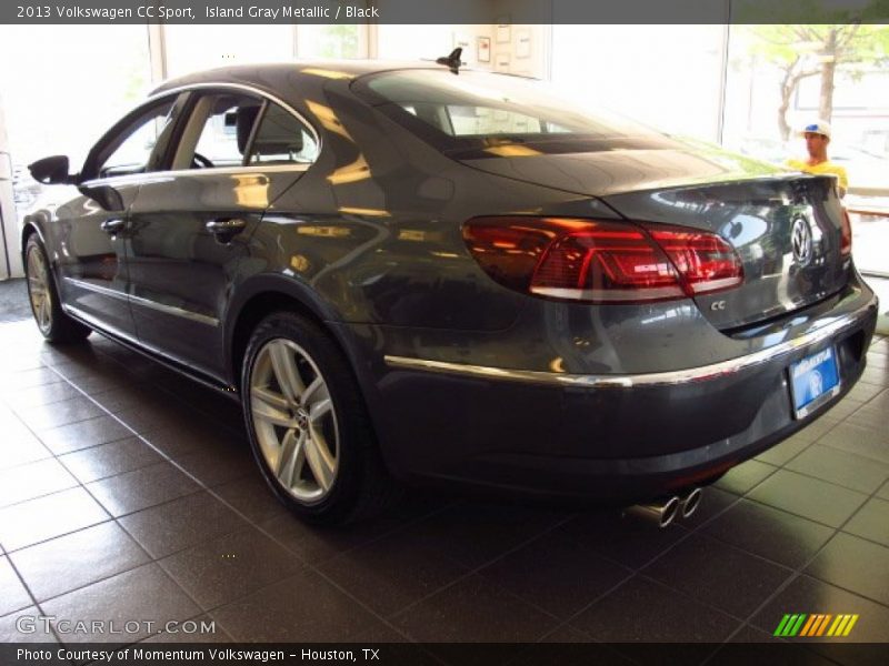 Island Gray Metallic / Black 2013 Volkswagen CC Sport