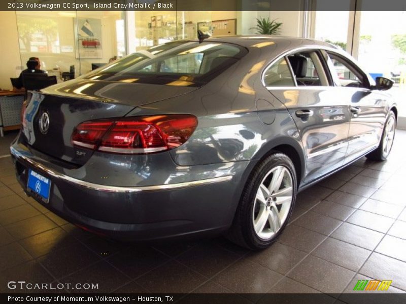 Island Gray Metallic / Black 2013 Volkswagen CC Sport