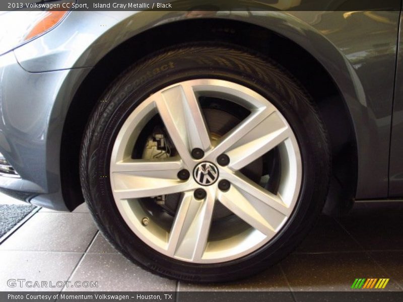 Island Gray Metallic / Black 2013 Volkswagen CC Sport