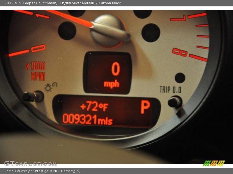 Crystal Silver Metallic / Carbon Black 2012 Mini Cooper Countryman