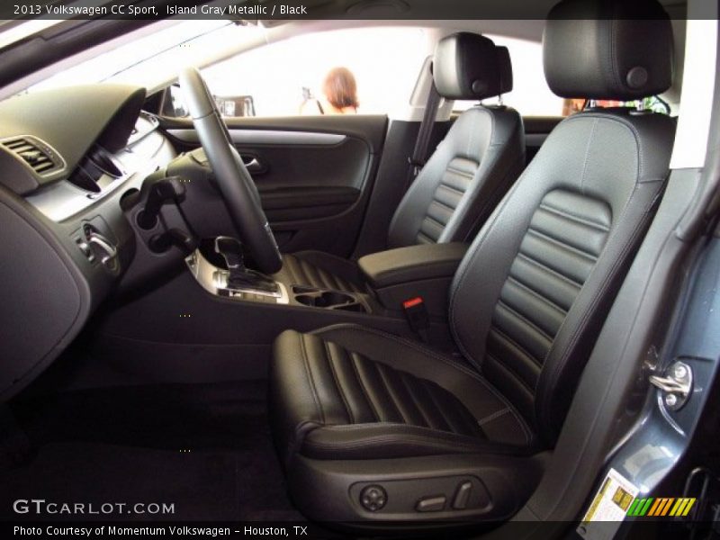 Island Gray Metallic / Black 2013 Volkswagen CC Sport