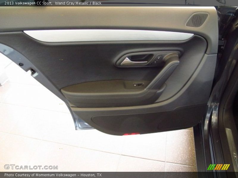 Island Gray Metallic / Black 2013 Volkswagen CC Sport