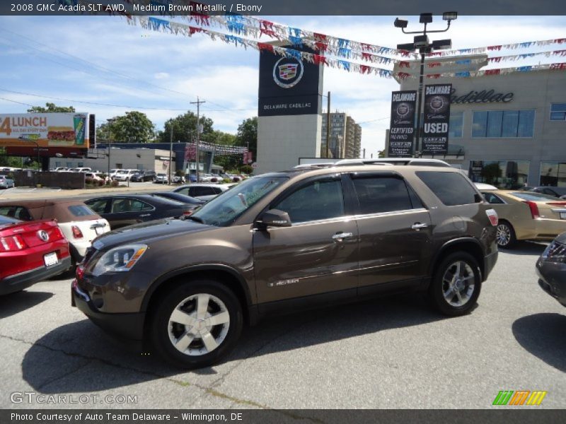 Medium Brown Metallic / Ebony 2008 GMC Acadia SLT AWD