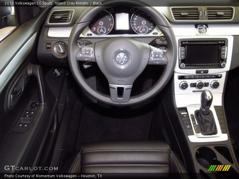 Island Gray Metallic / Black 2013 Volkswagen CC Sport