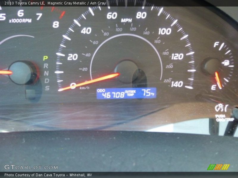 Magnetic Gray Metallic / Ash Gray 2010 Toyota Camry LE