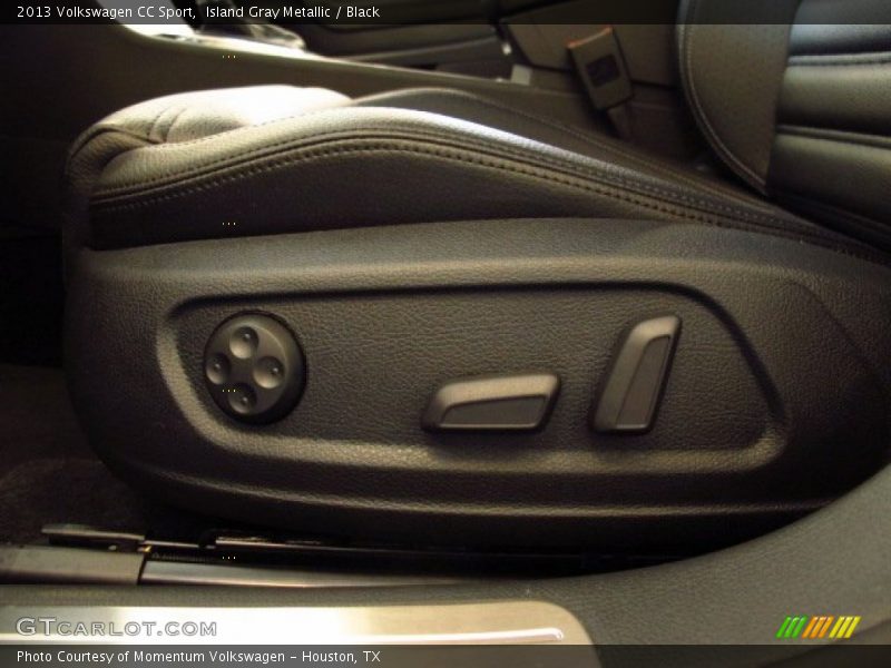 Island Gray Metallic / Black 2013 Volkswagen CC Sport