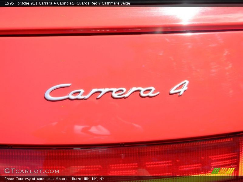 Carrera 4 - 1995 Porsche 911 Carrera 4 Cabriolet